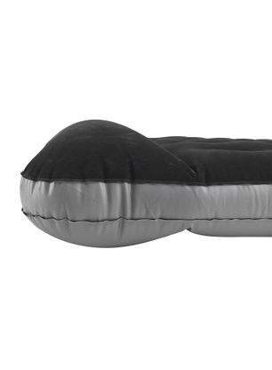 Napihljiva blazina Outwell Classic w/pillow & Pump Double - black/grey
