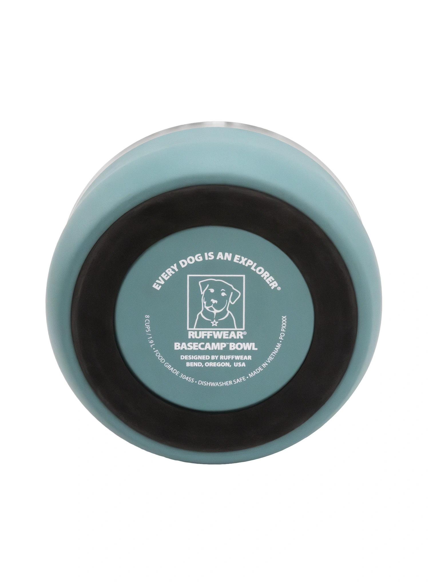 Skleda za psa Ruffwear Basecamp Bowl - river rock green