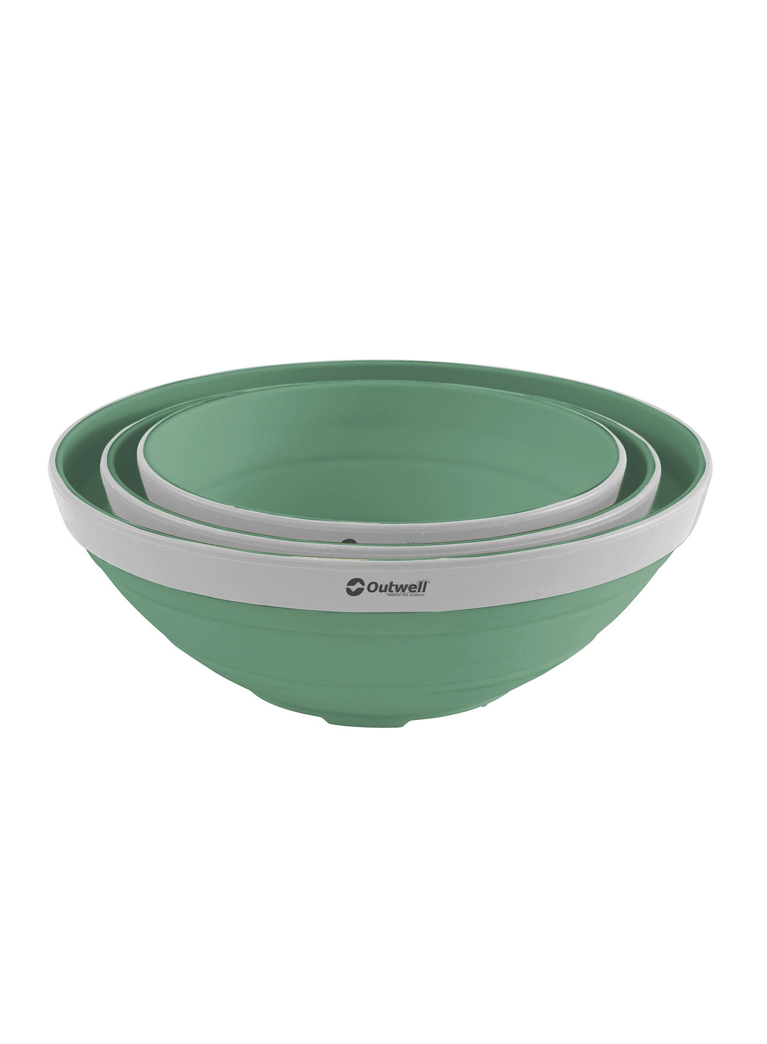 Pohodniške sklede Outwell Collaps Bowl Set - shadow green