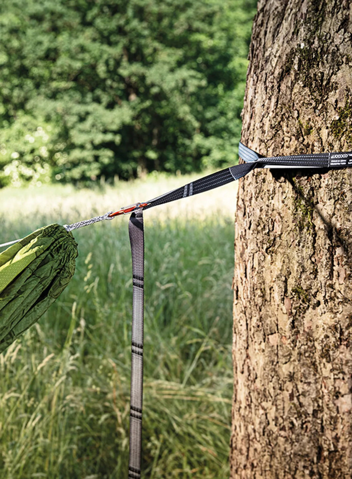 Nastavek za pritrditev viseče mreže Cocoon Hammock Straps - black/grey