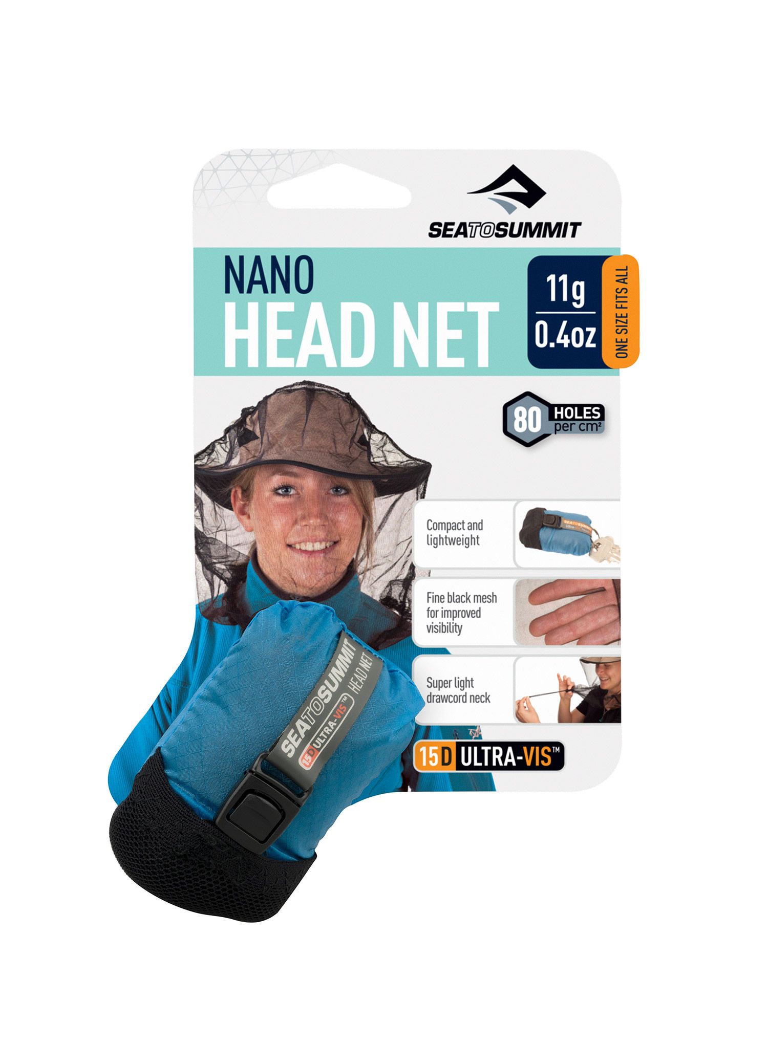 Mreža proti komarjem Sea To Summit Nano Mosquito Headnet - black