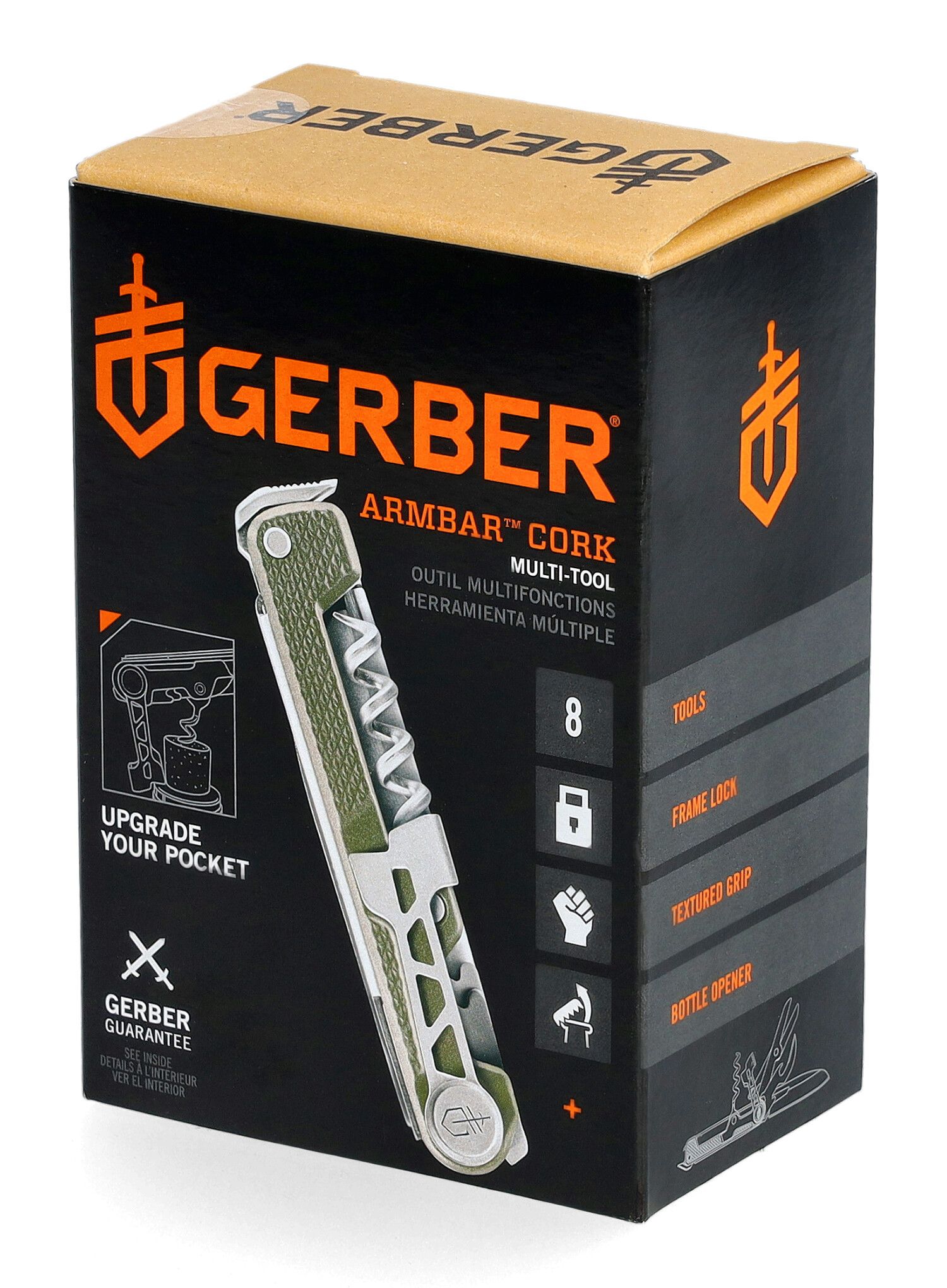 Žepni nož Gerber ArmBar Cork - shimmer gold