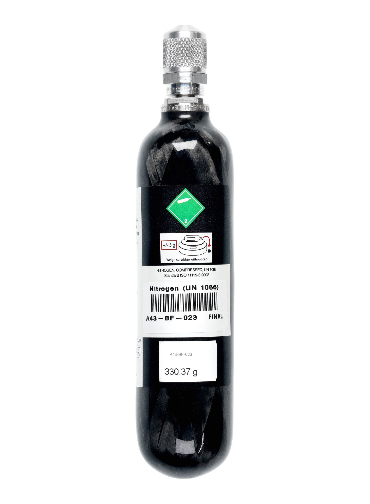Jeklenka za lavinski nahrbtnik Arva Reactor Carbon Cartridge