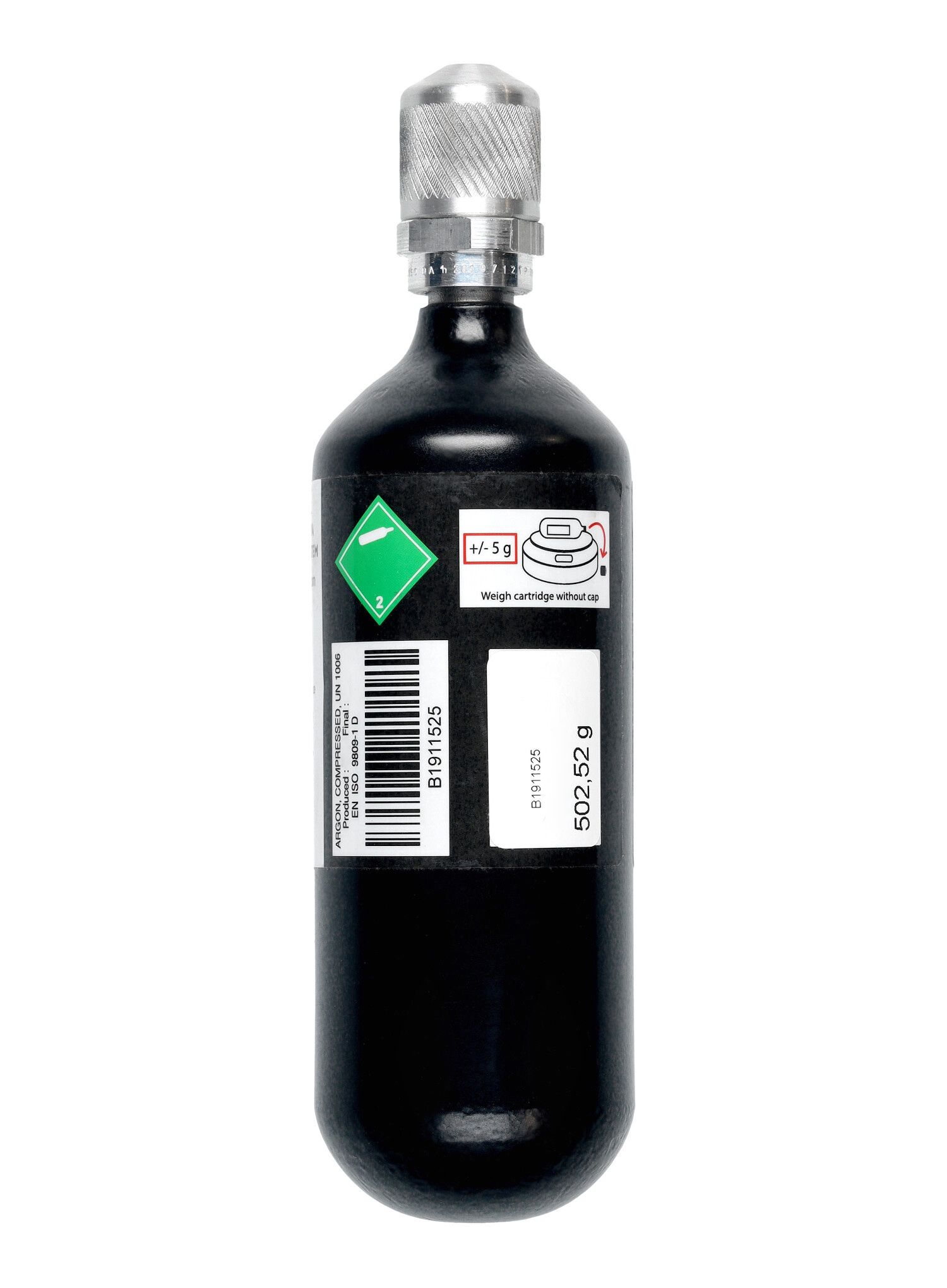 Jeklenka za lavinski nahrbtnik Arva Reactor Steel Cartridge