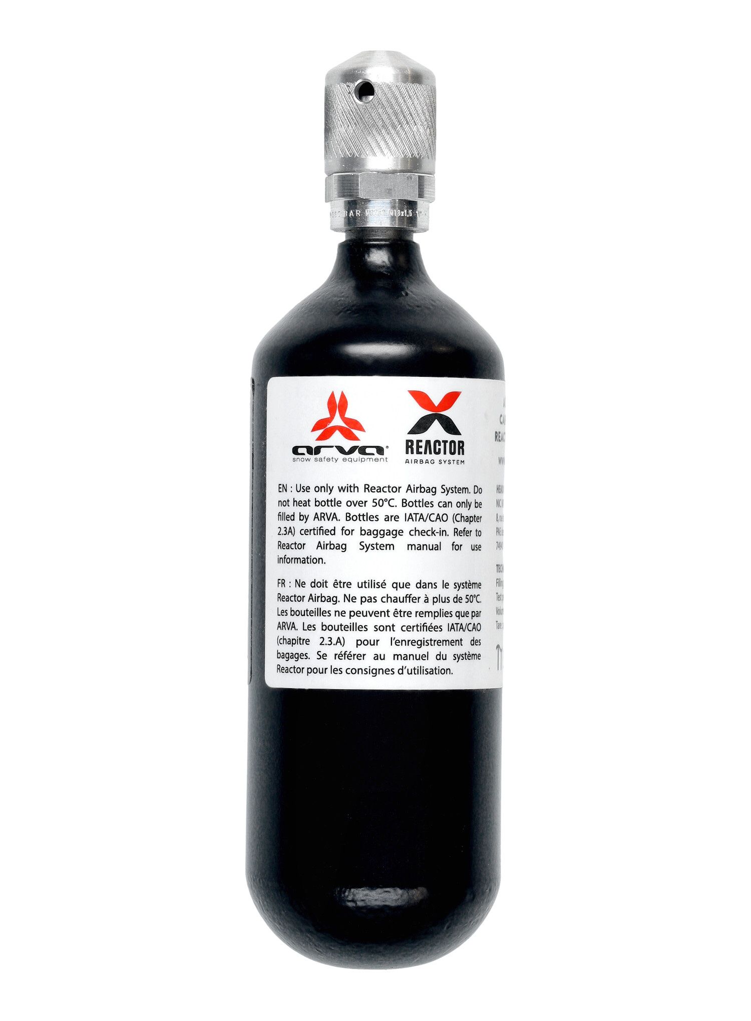 Jeklenka za lavinski nahrbtnik Arva Reactor Steel Cartridge