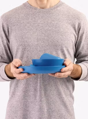 Pohodniška posoda Sea to Summit Camp Dinnerware 6 - cendre blue