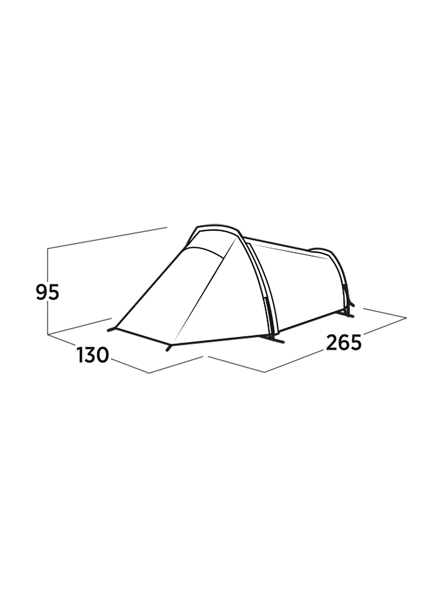Šotor za eno osebo Easy Camp Sarek 1