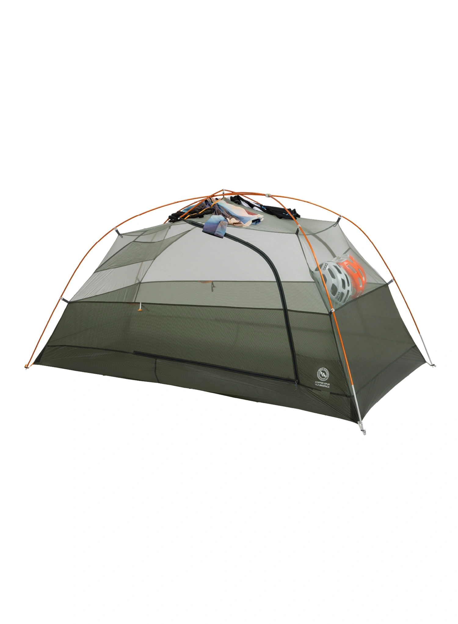 Šotor za 2 osebi Big Agnes Copper Spur UL2 Bikepack - lichen green