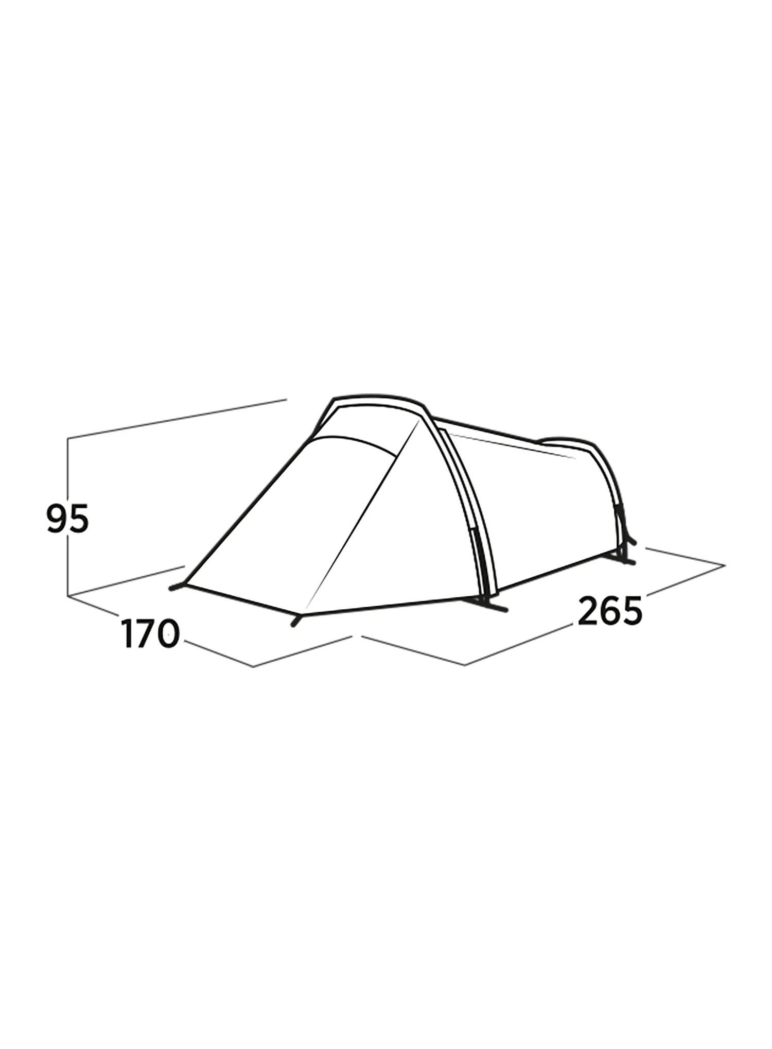 Šotor za 2 osebi Easy Camp Sarek 2