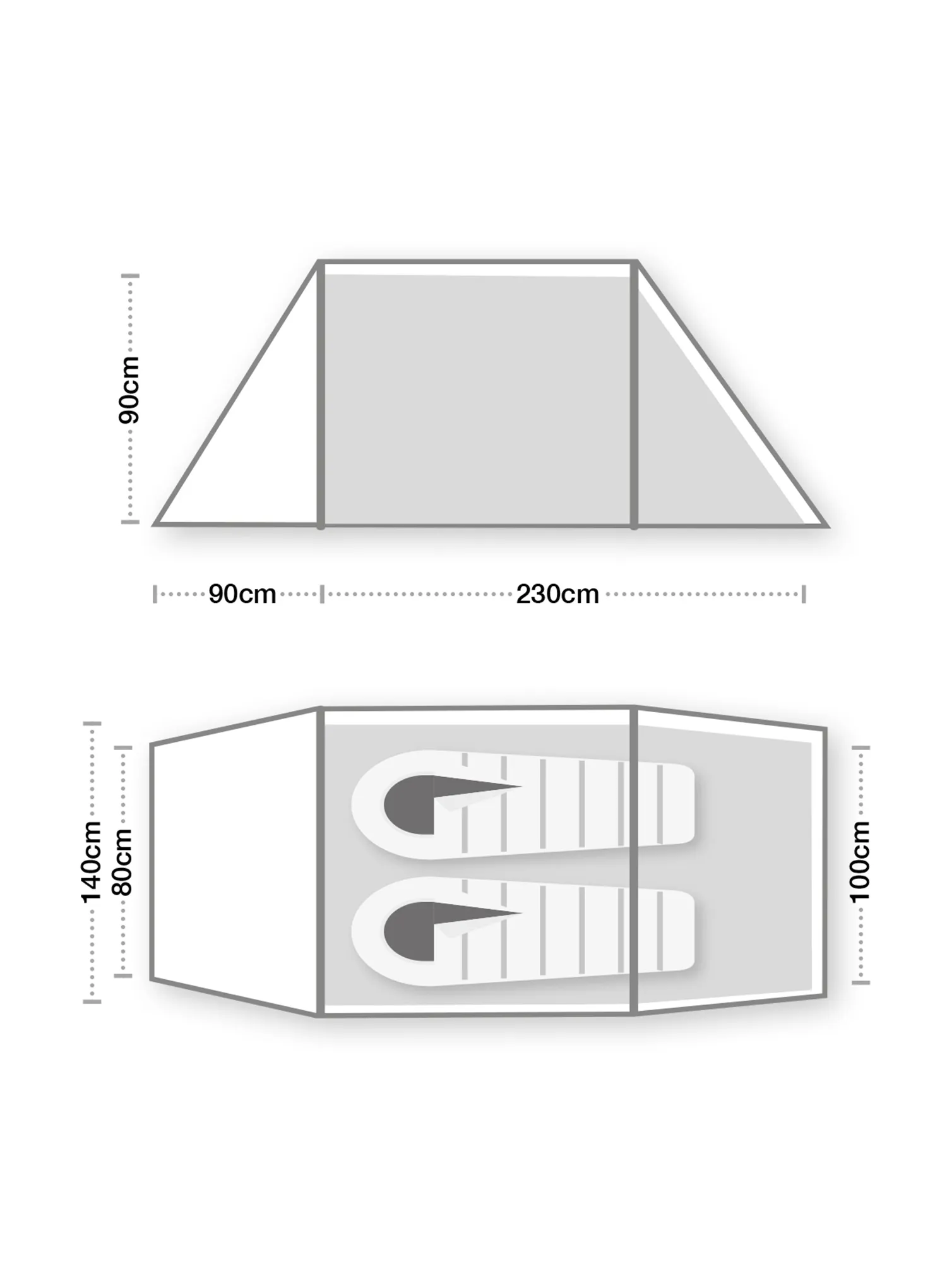 Šotor za 2 osebi Terra Nova Hoolie Compact 2