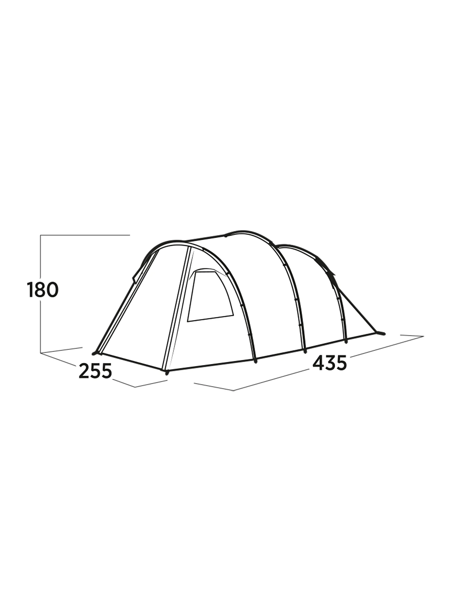 Šotor za 4 osebe Easy Camp Hidra 4