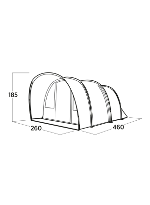 Šotor za 4 osebe Easy Camp Skarvan 4