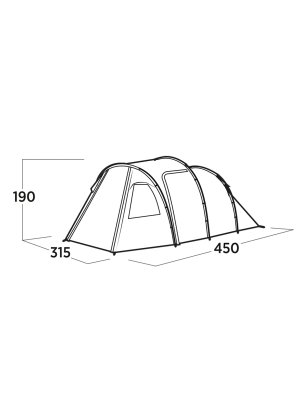 Šotor za 5 oseb Easy Camp Hidra 5