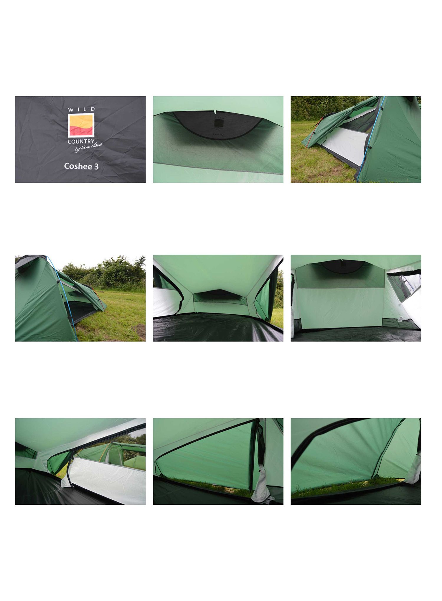 Šotor za 3 osebe Terra Nova Coshee 3 V2 - green