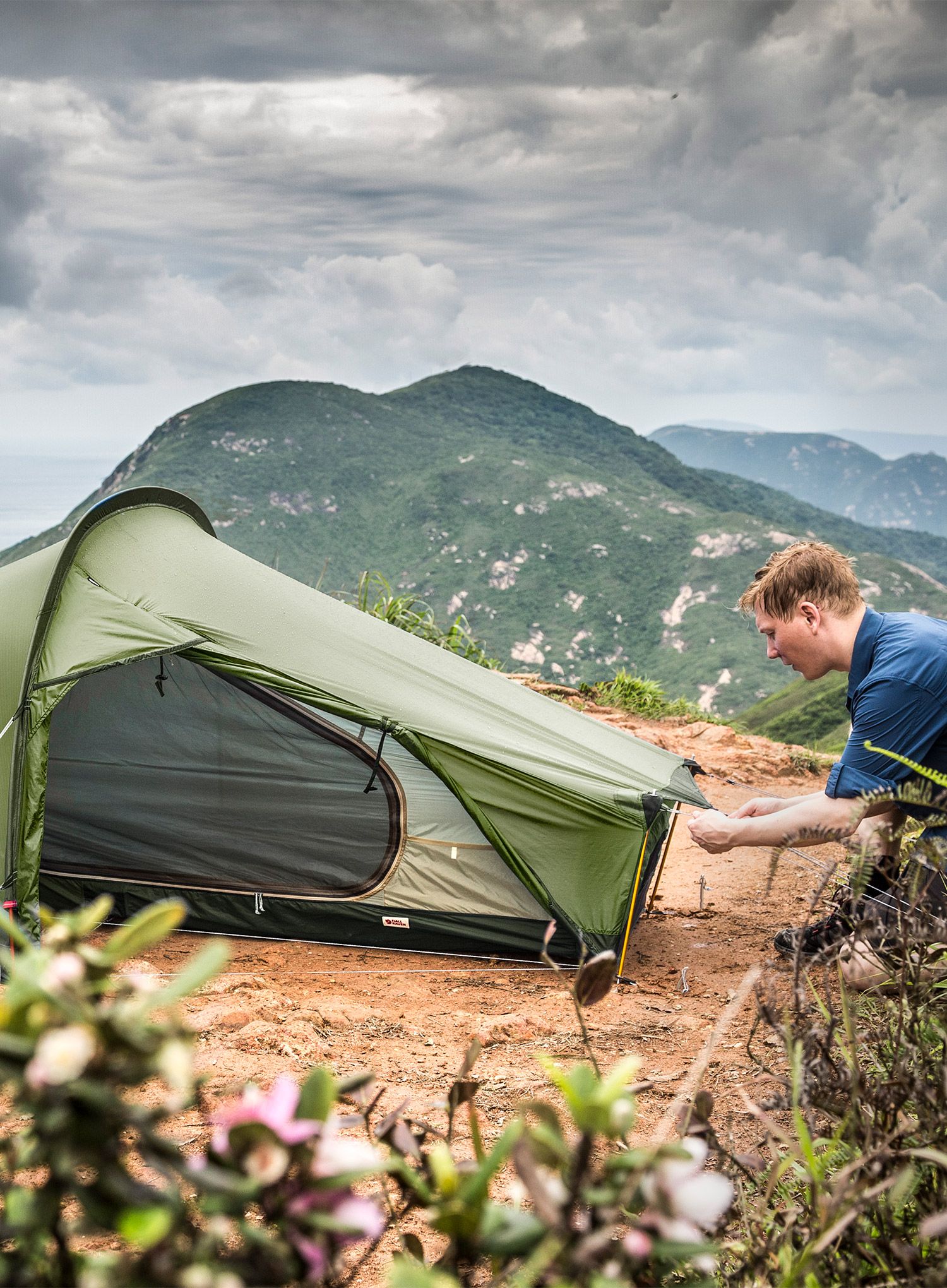Šotor za eno osebo Fjallraven Abisko Lite 1 - pine green