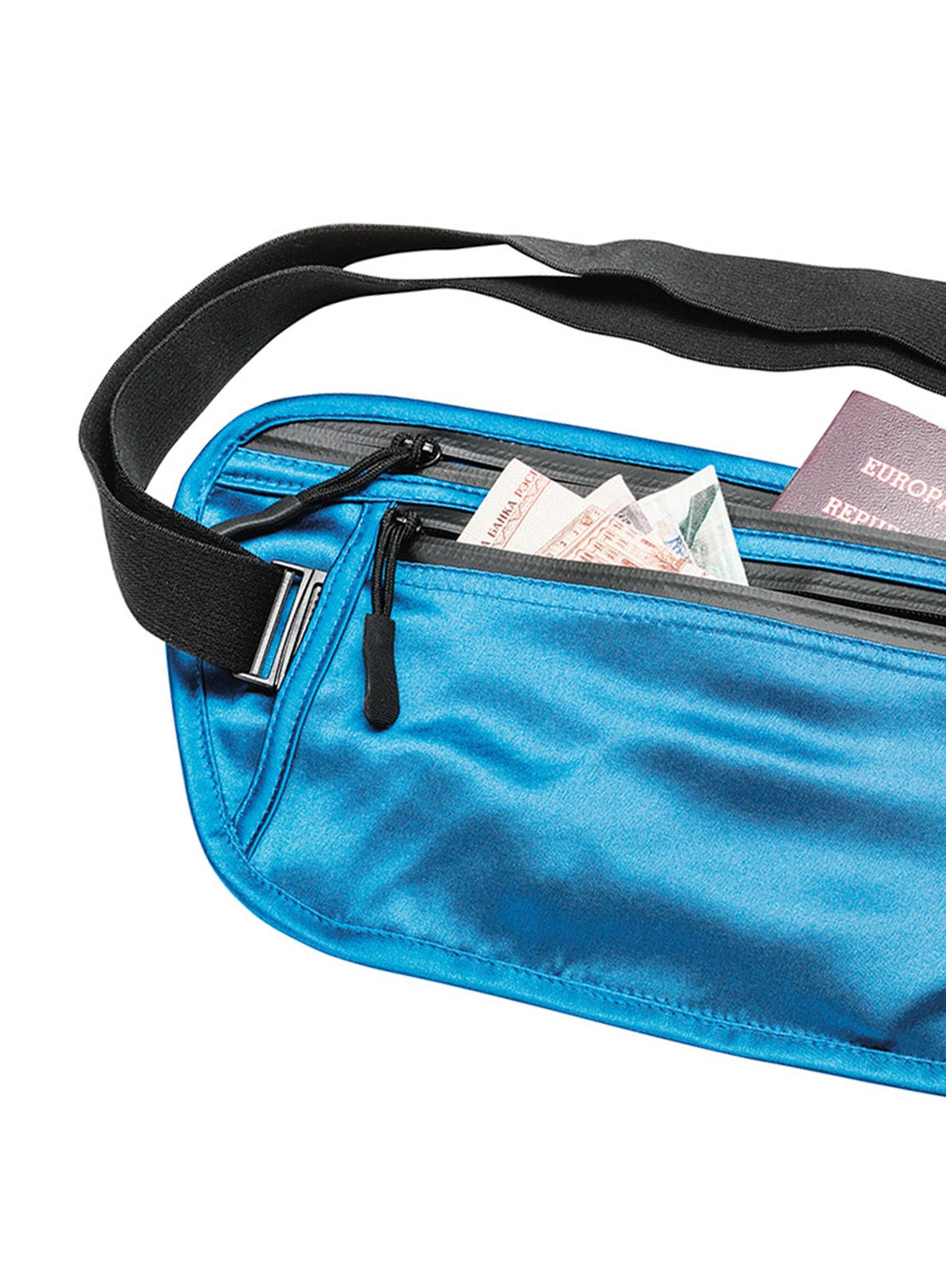 Torbica za okoli pasu Cocoon Secret Waist Wallet - Silk - blue lagoon