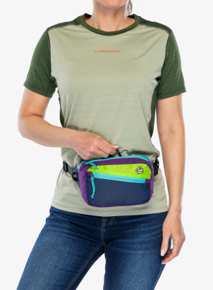 Torbica za okoli pasu E9 Kangaroo - purple