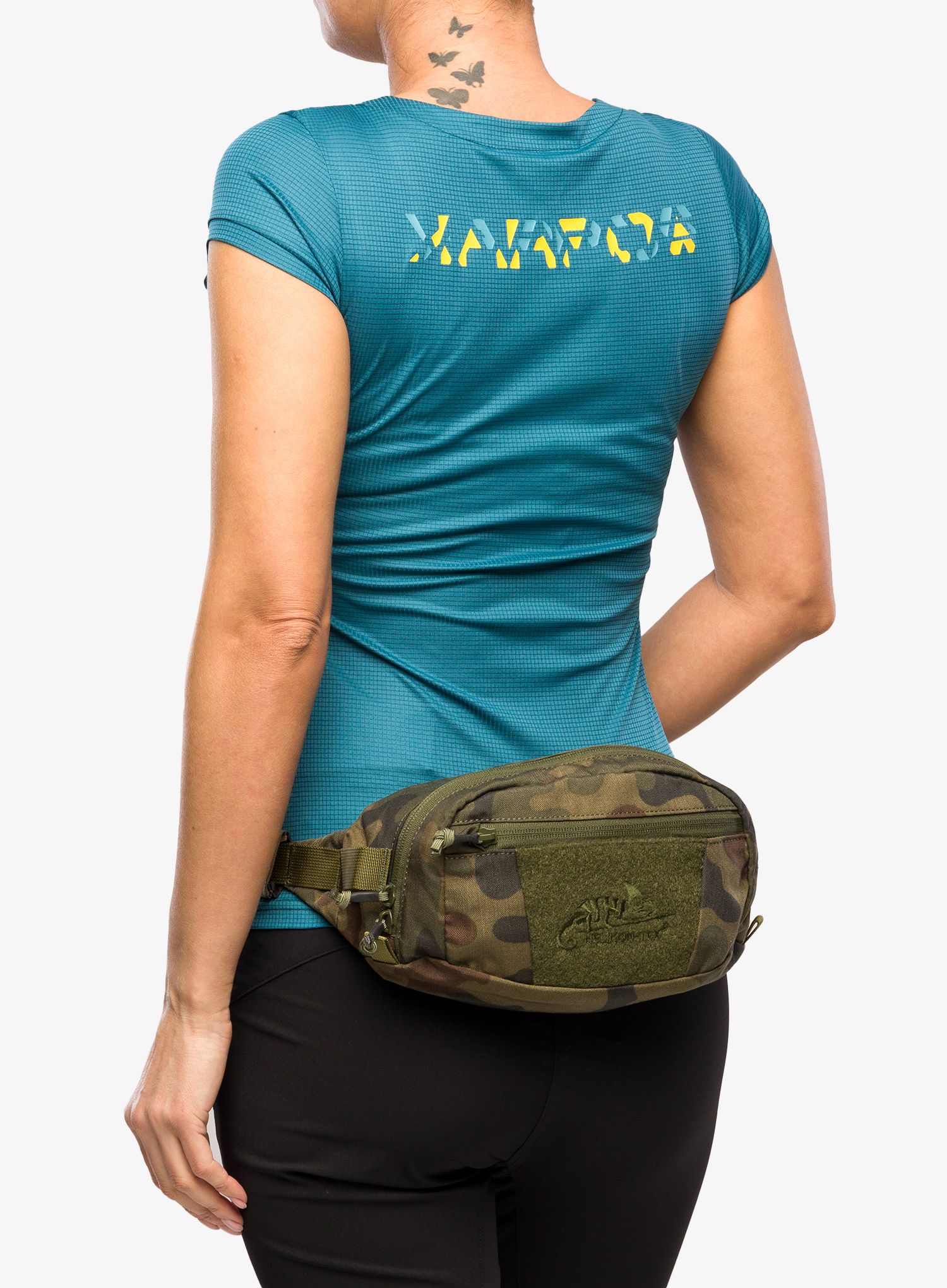 Torbica za okoli pasu Helikon-Tex Bandicoot Waist Pack Cordura - pl woodland