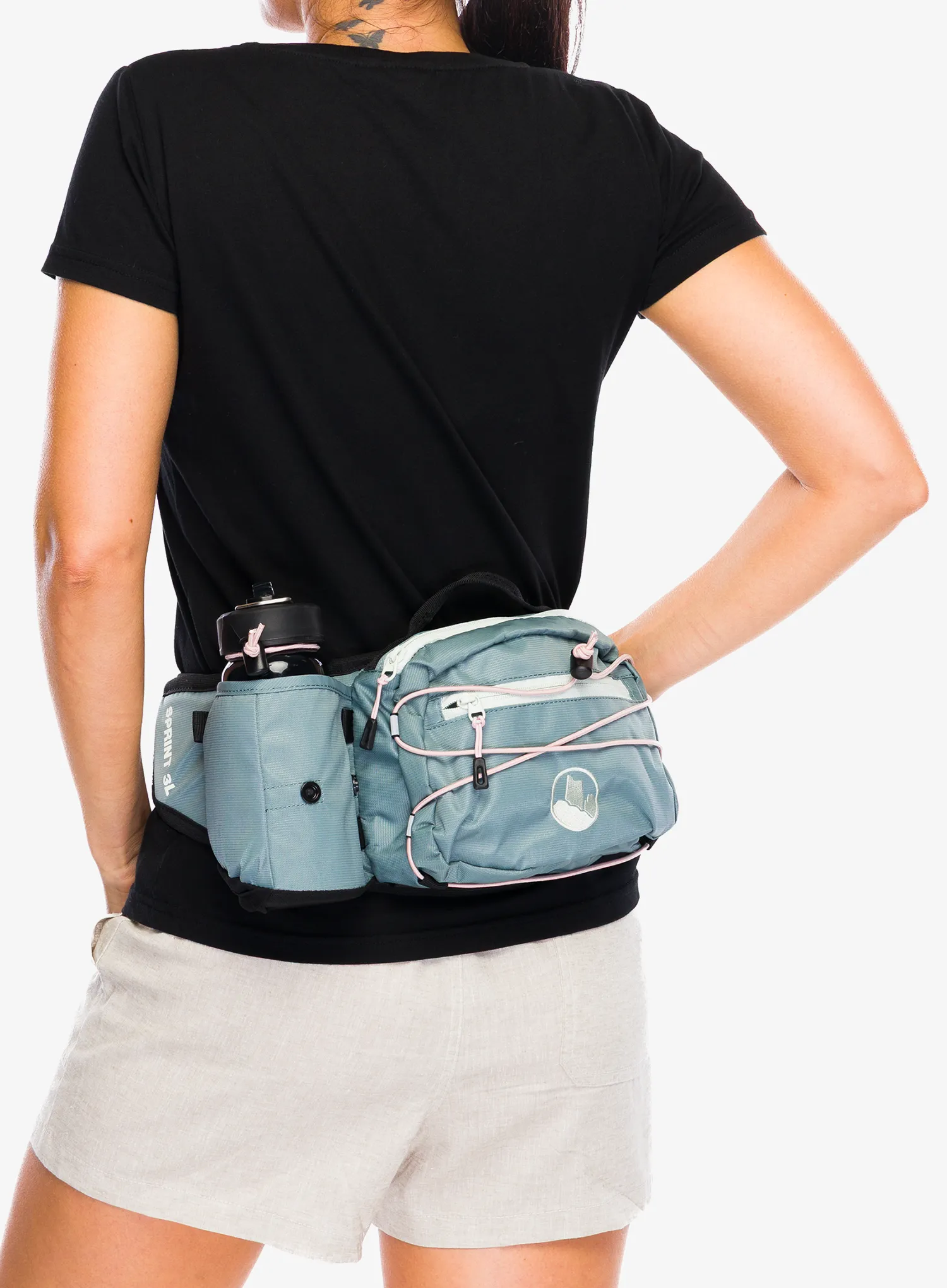 Torbica za okoli pasu Kohla Sprint 3L - stormy sea/mauve/milky green