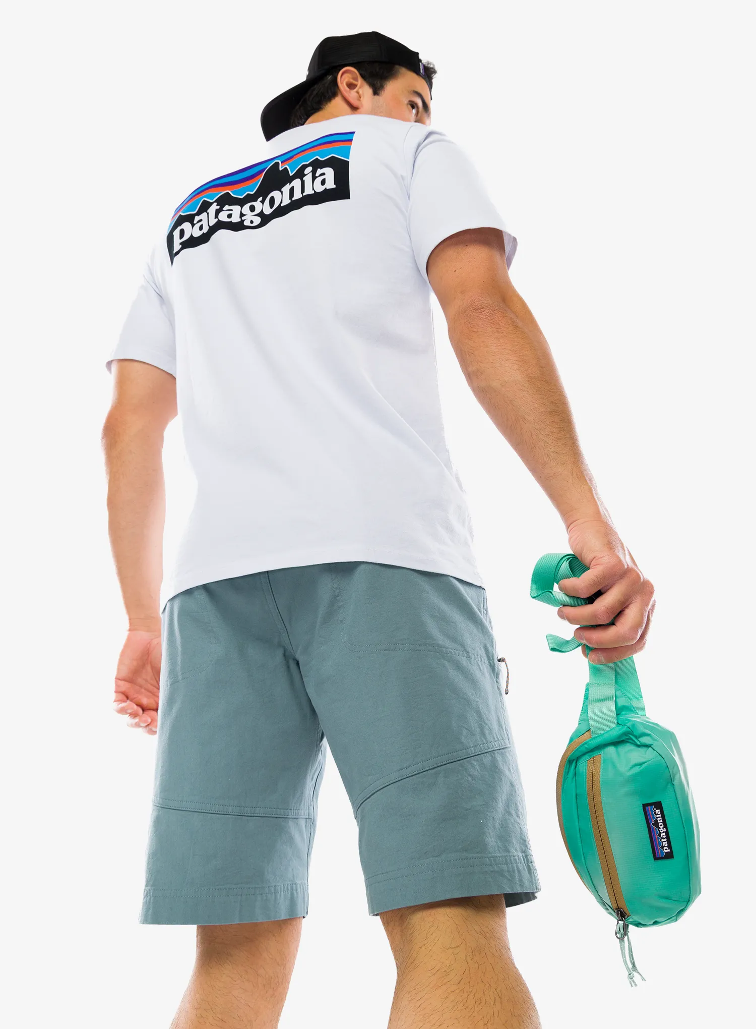 Torbica za okoli pasu Patagonia Terravia Mini Hip Pack - aqua stone