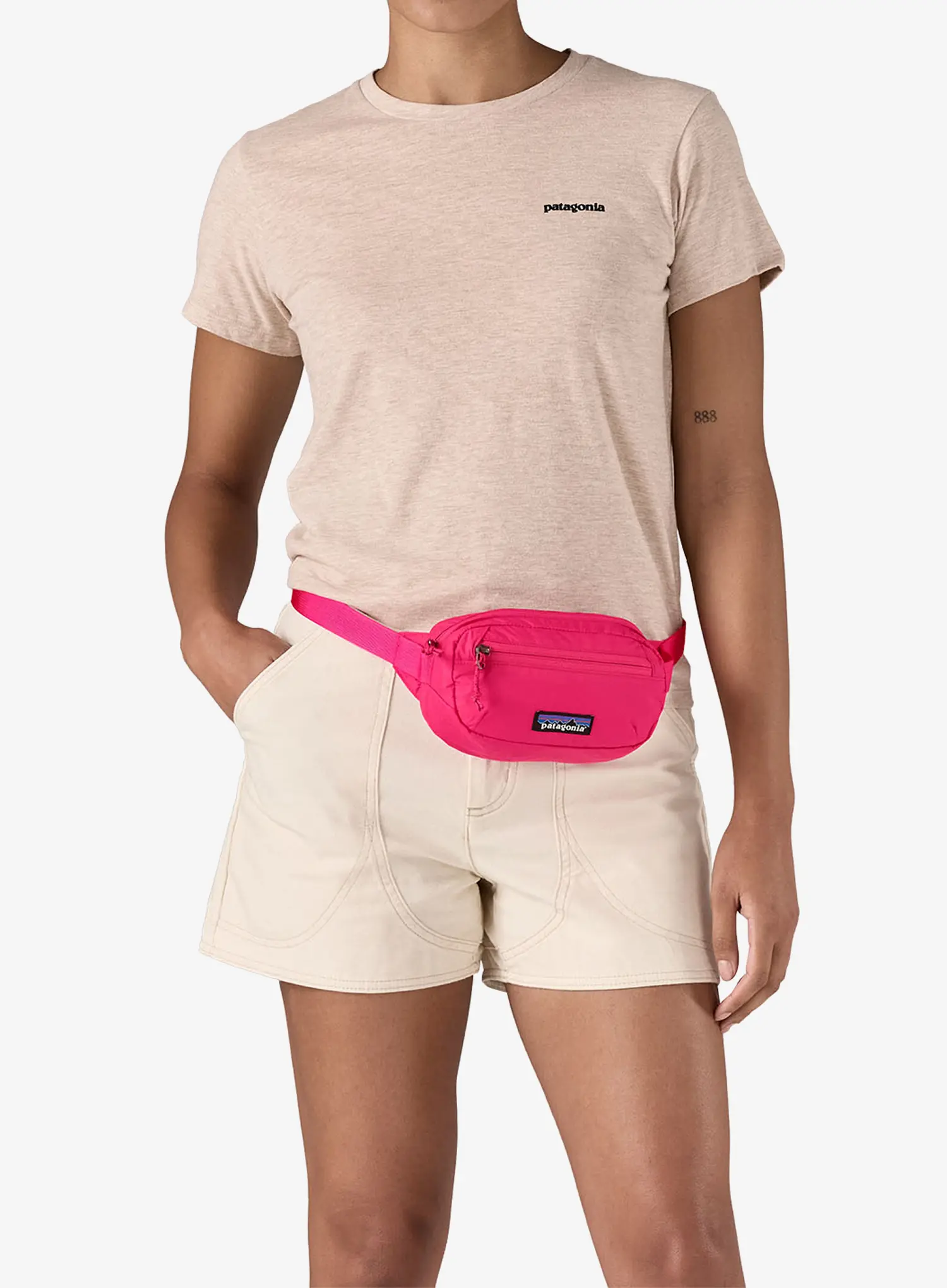 Torbica za okoli pasu Patagonia Terravia Mini Hip Pack - luminous pink