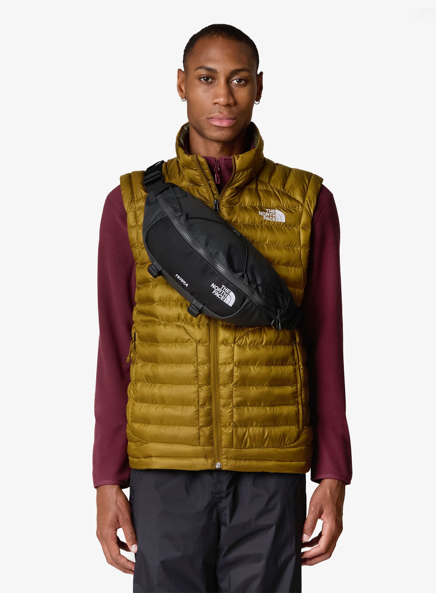 Torbica za okoli pasu The North Face Terra Lumbar 6L - asphalt grey/tnf black