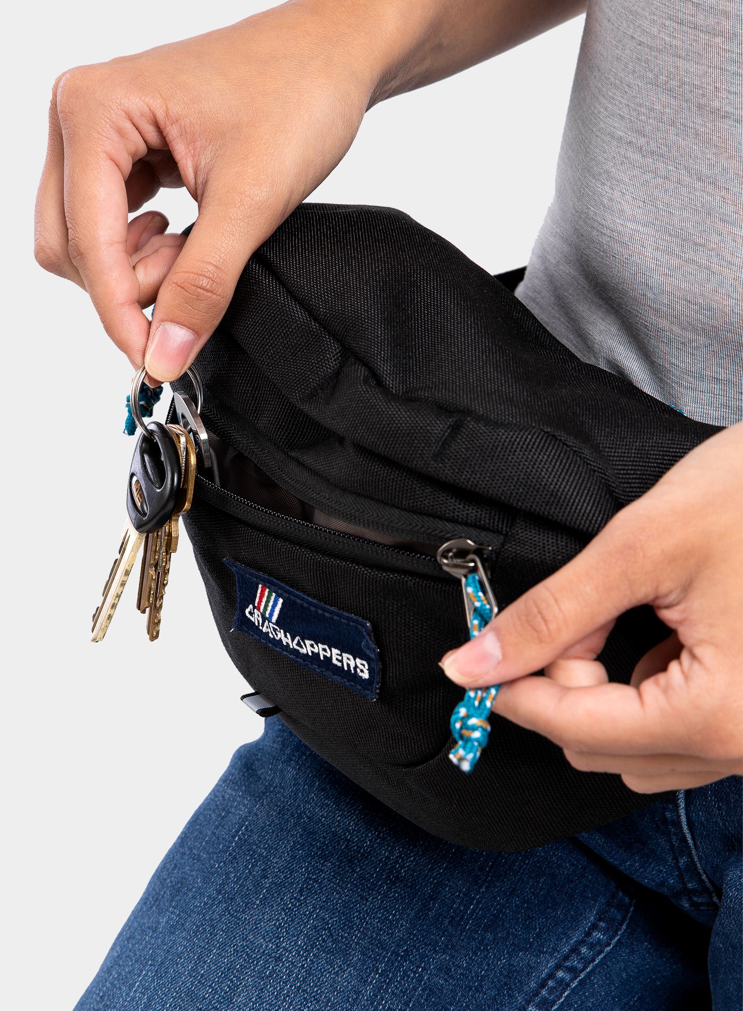 Torbica za okoli pasu Craghoppers 1.5L Kiwi Classic Bum Bag - black