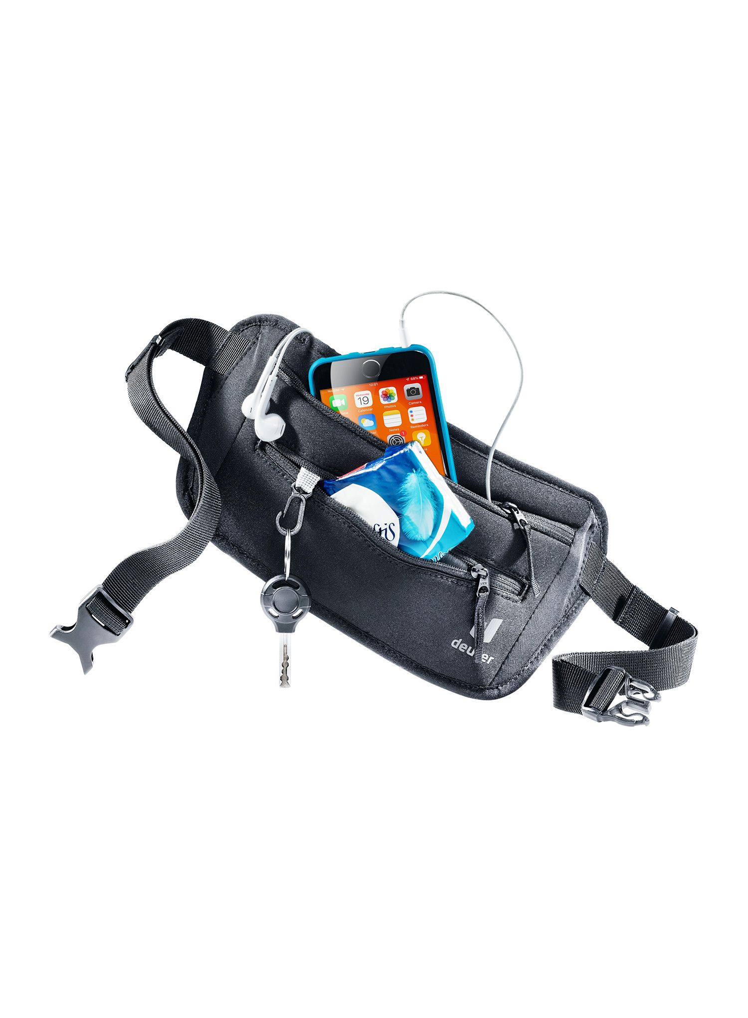 Torbica za okoli pasu Deuter Neo Belt II - black