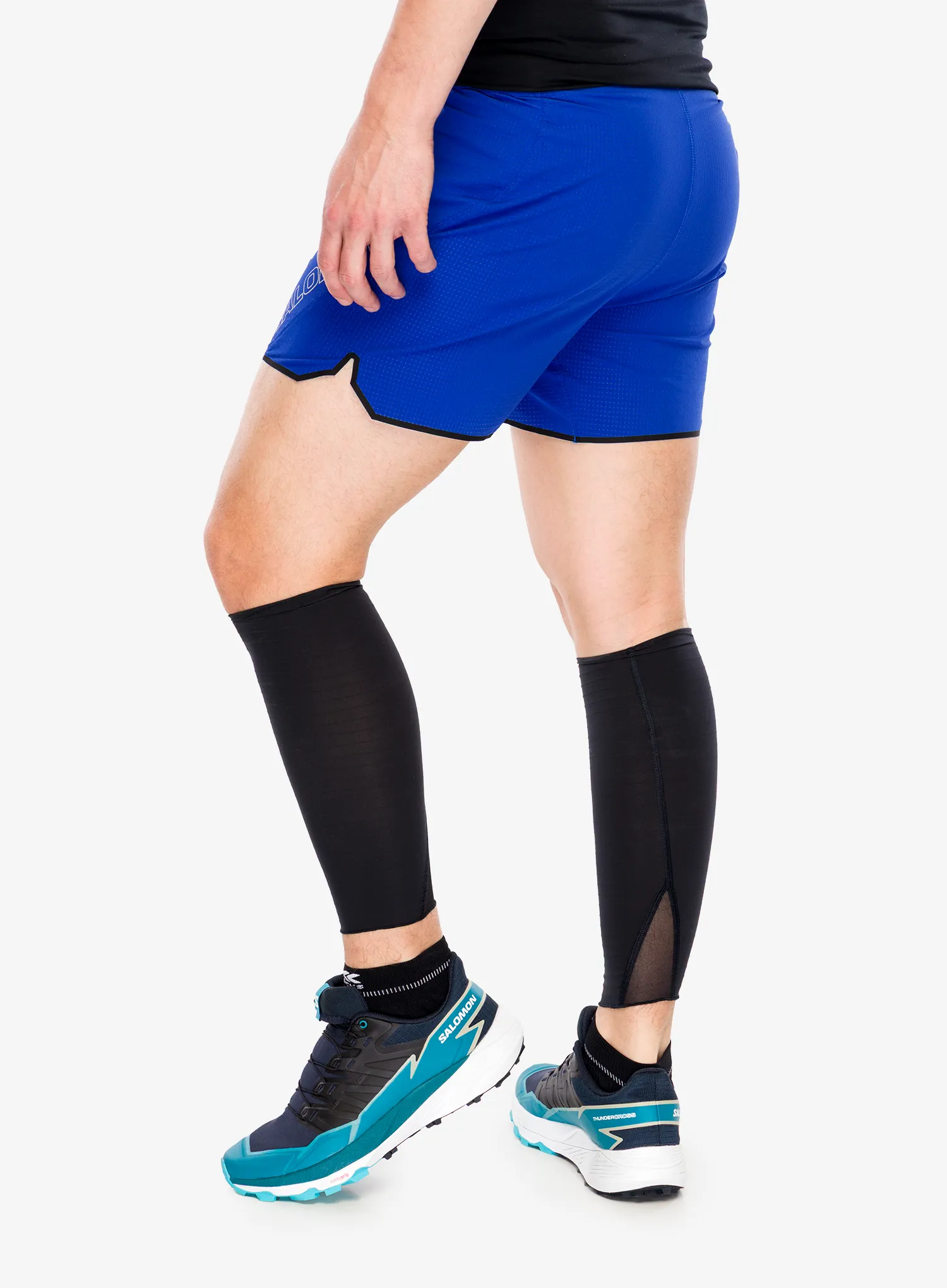 Kompresijske nogavice Salomon S/Lab Ultra Calfs - deep black