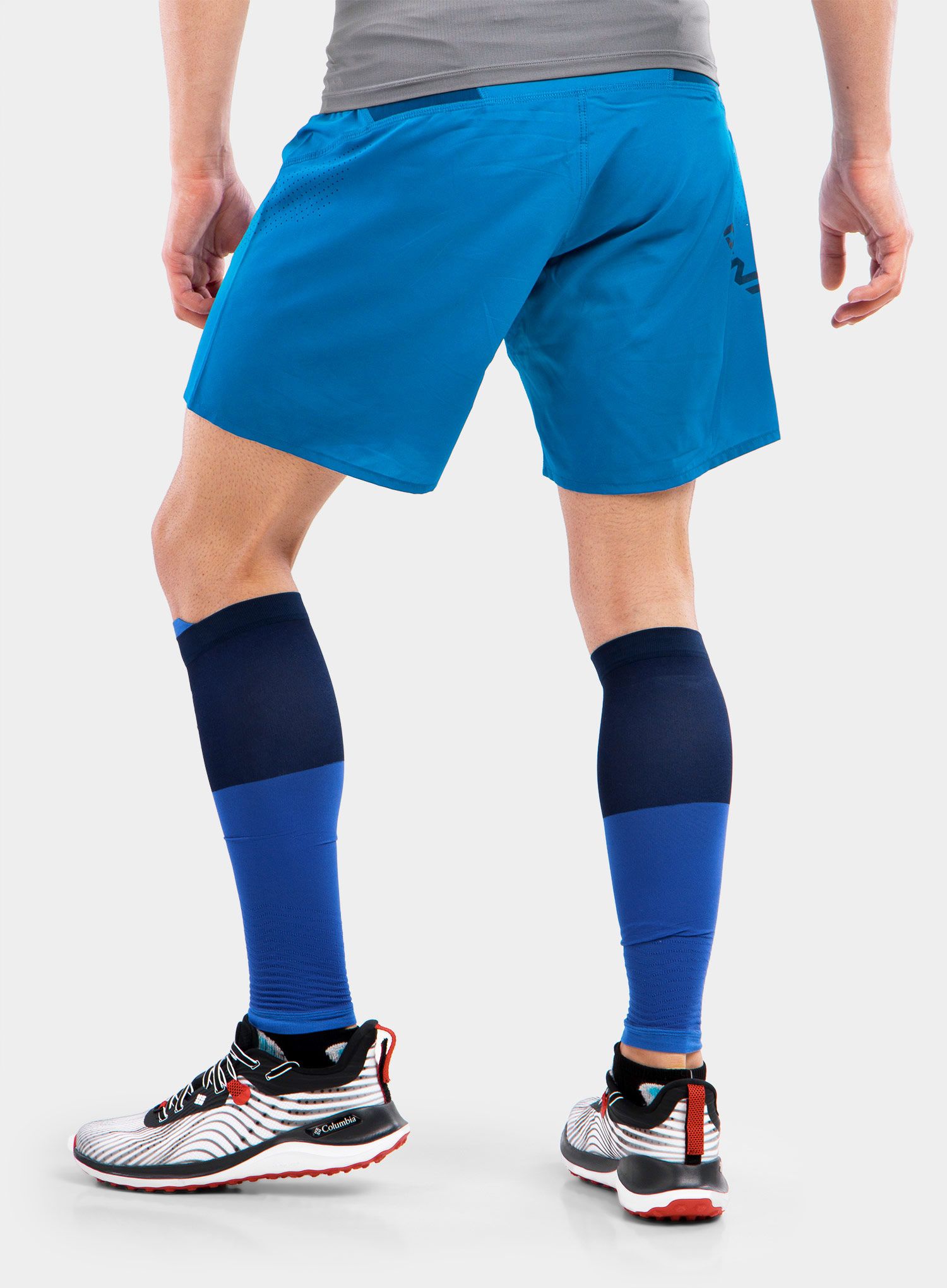 Kompresijske nogavice Compressport R2v2 - blue