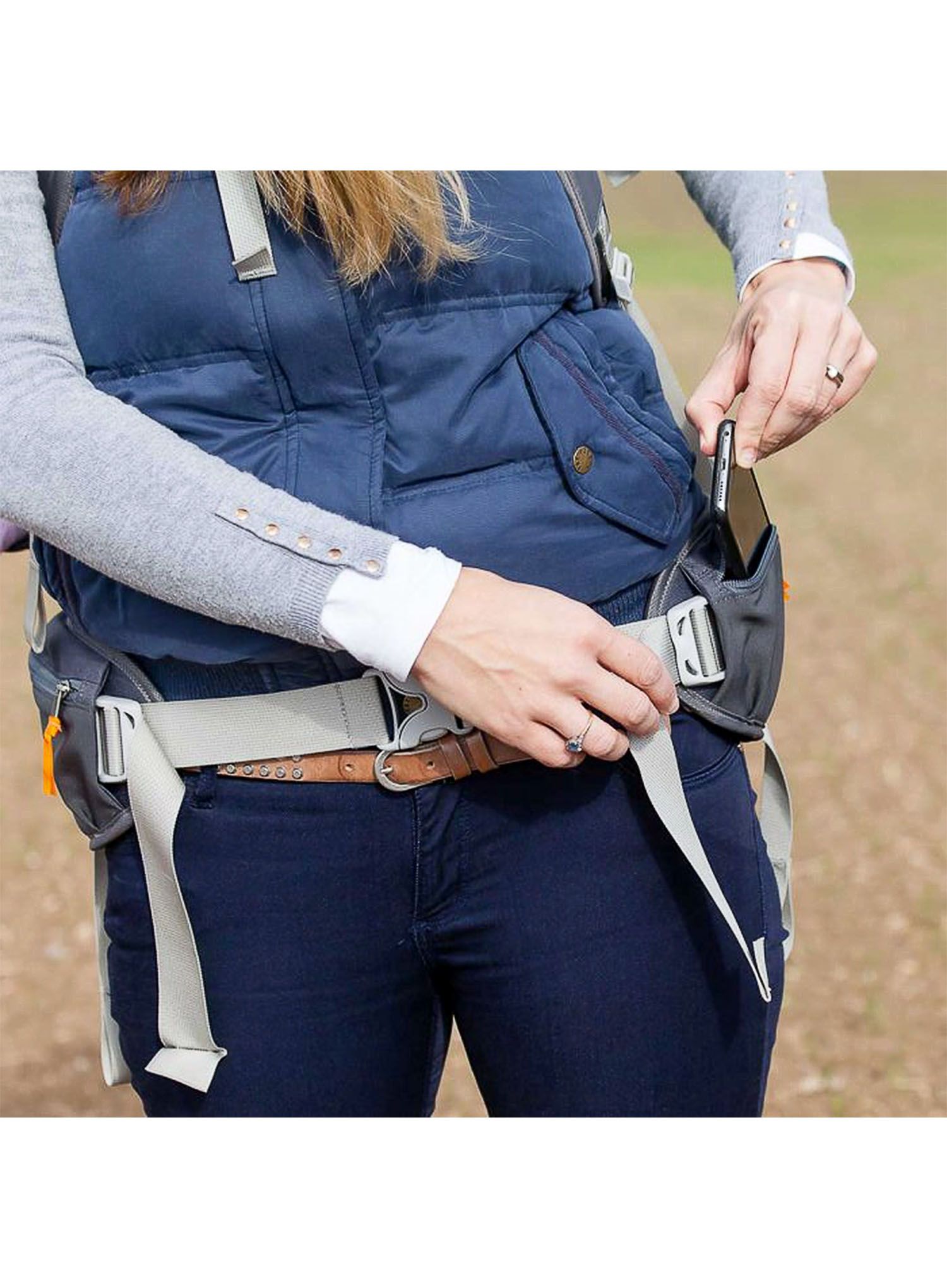 Nosilka za otroke LittleLife Cross Country S4 Child Carrier - grey