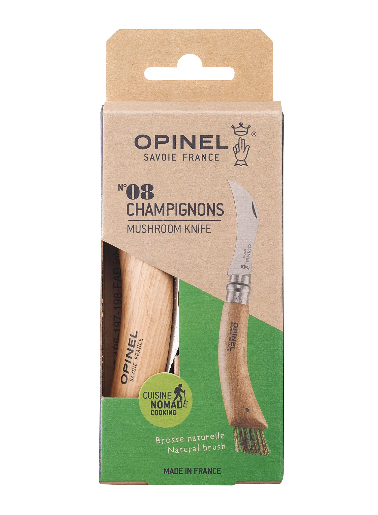 Žepni nož Opinel No.08 Mushroom - steel