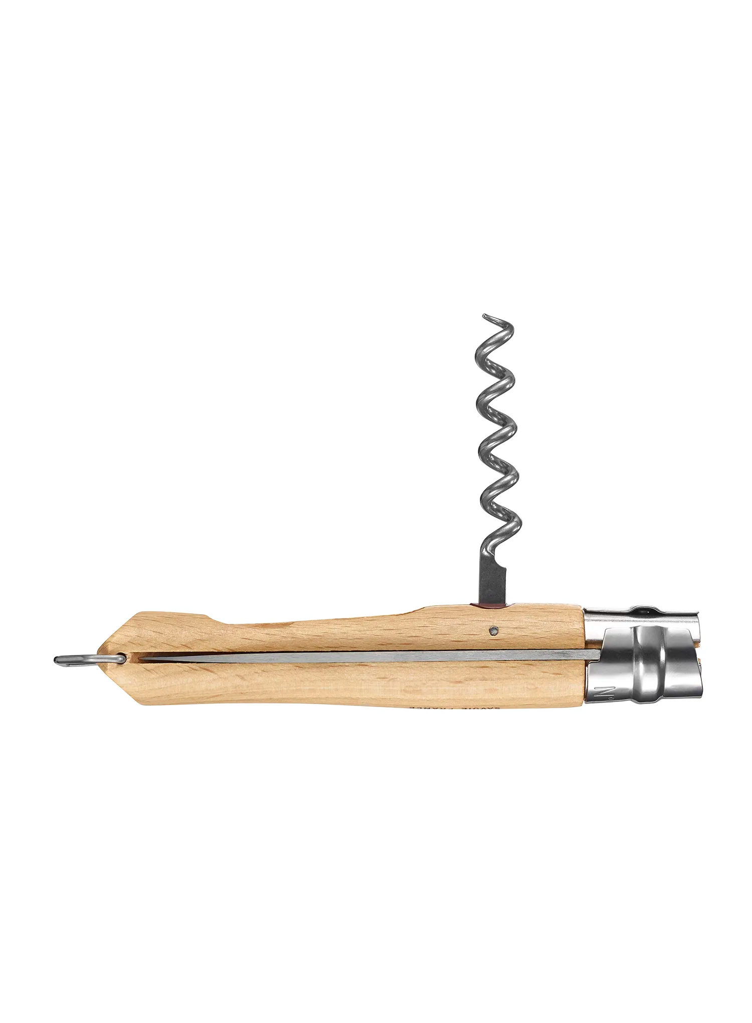 Zložljiv nož Opinel Corkscrew Bottle Opener No.10 - steel