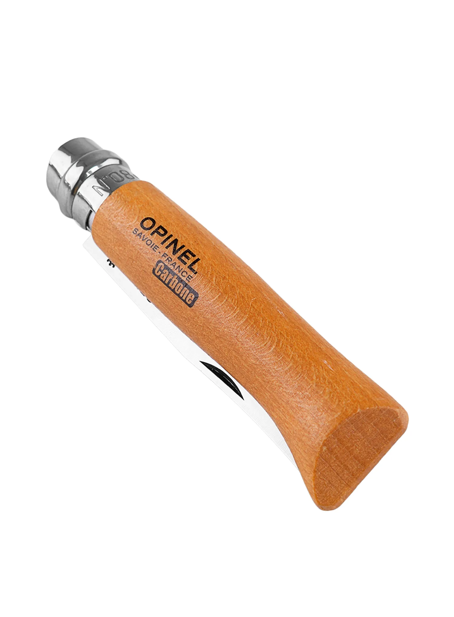 Zložljiv nož Opinel No.08 Carbon Steel Blister