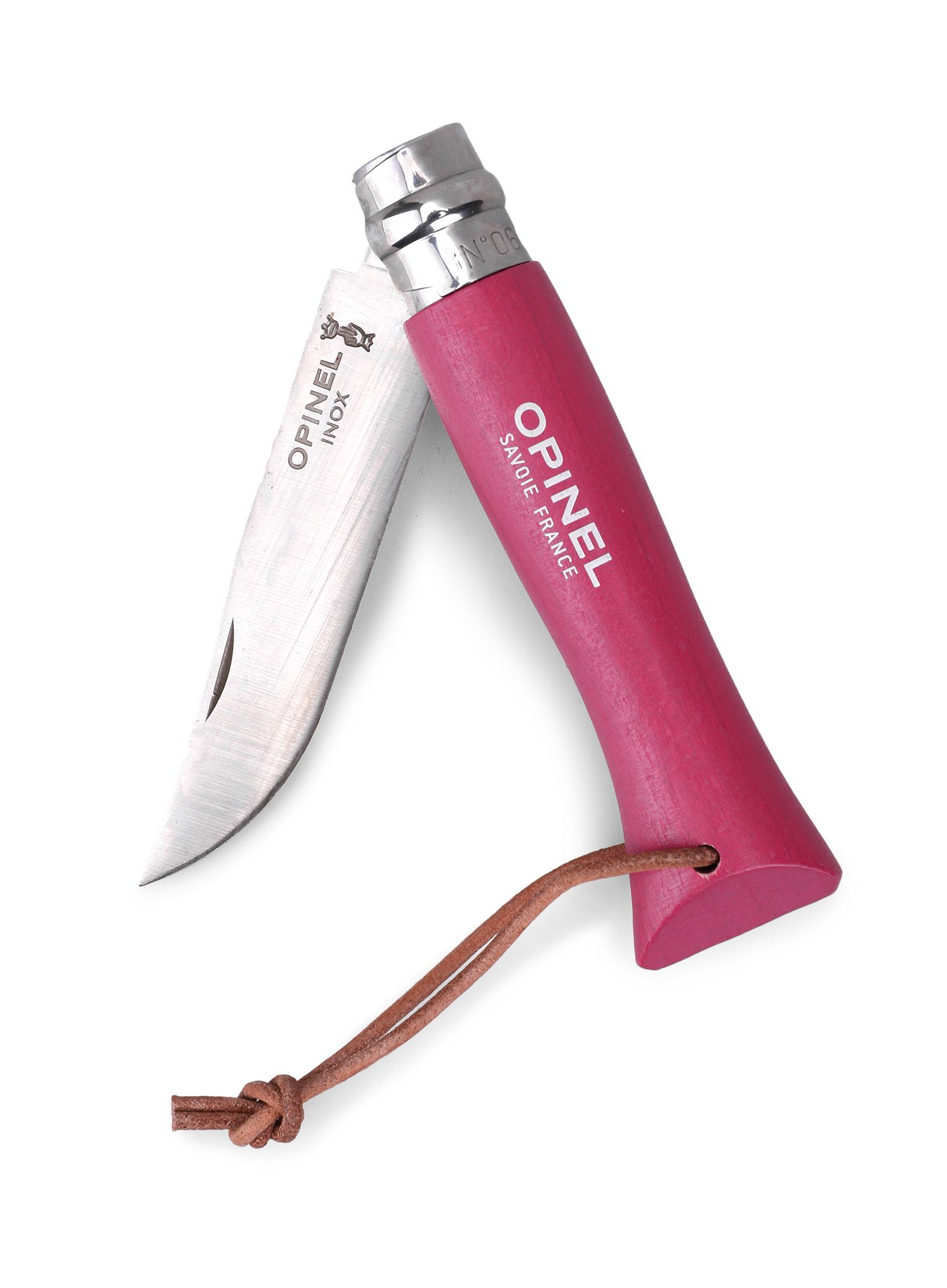 Žepni nož Opinel Inox Outdoor No. 6 - raspberry