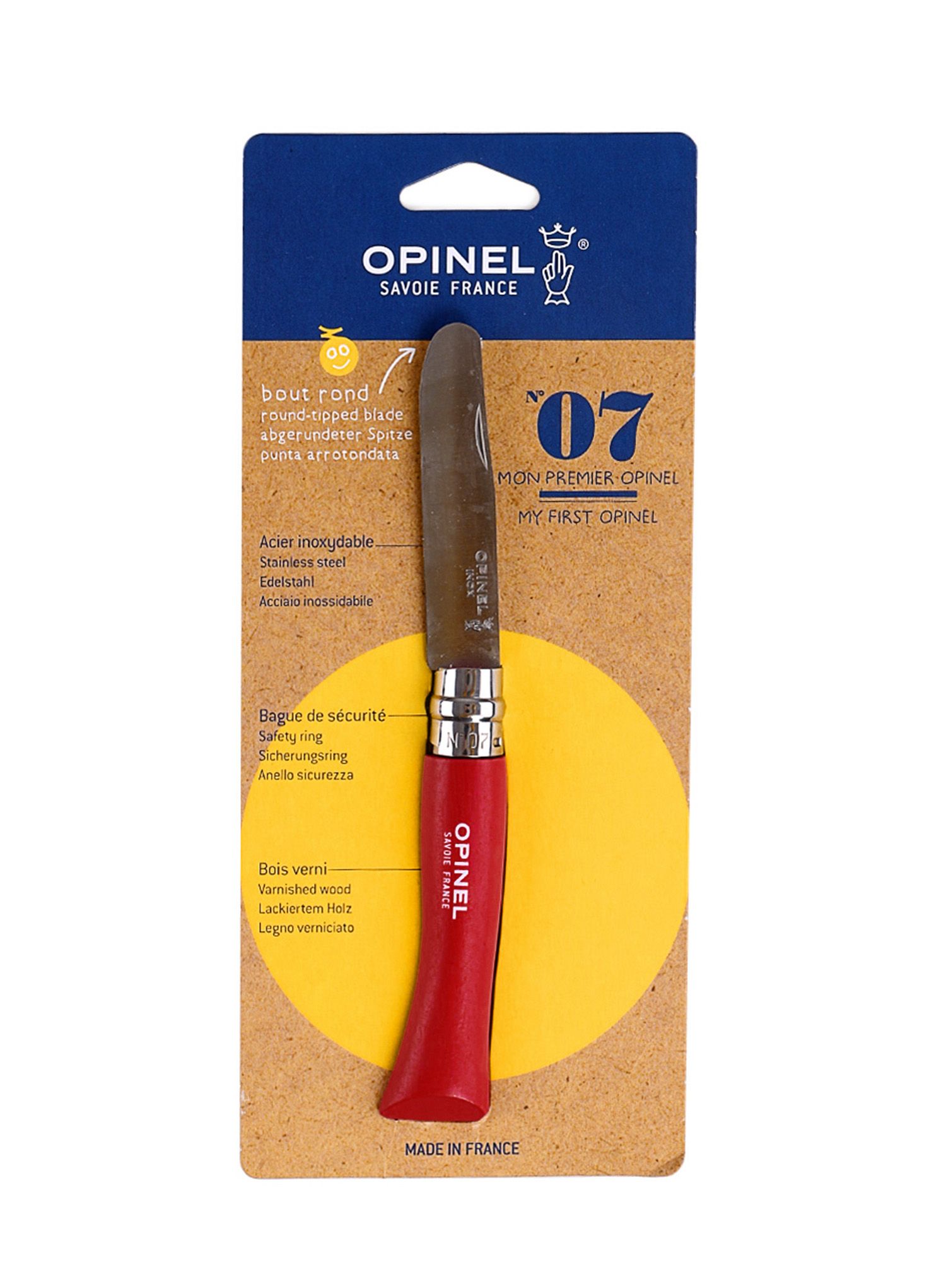 Žepni nož Opinel My First Opinel No.07 - red