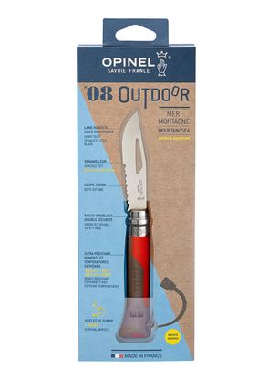 Žepni nož Opinel Outdoor No.08 - earth/red