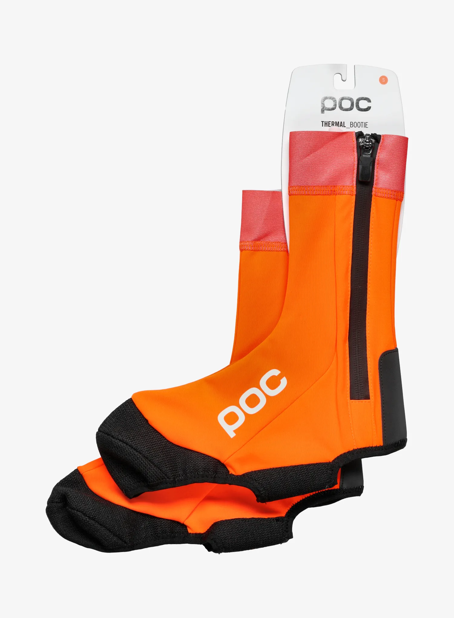 Ščitniki za kolesarske čevlje POC Thermal Bootie - zink orange