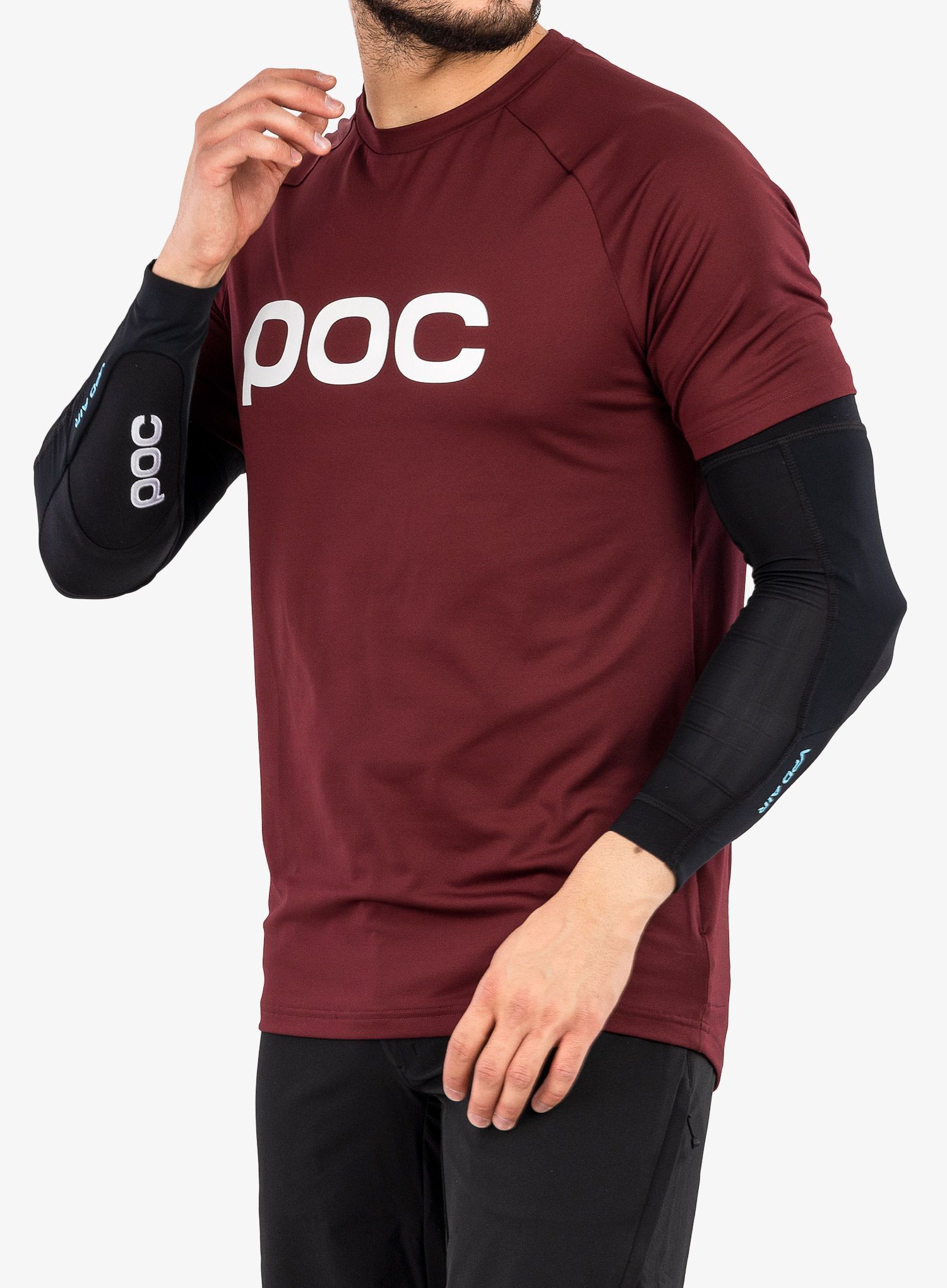 Kolesarski ščitniki za komolce POC VPD Air Sleeve - uranium black