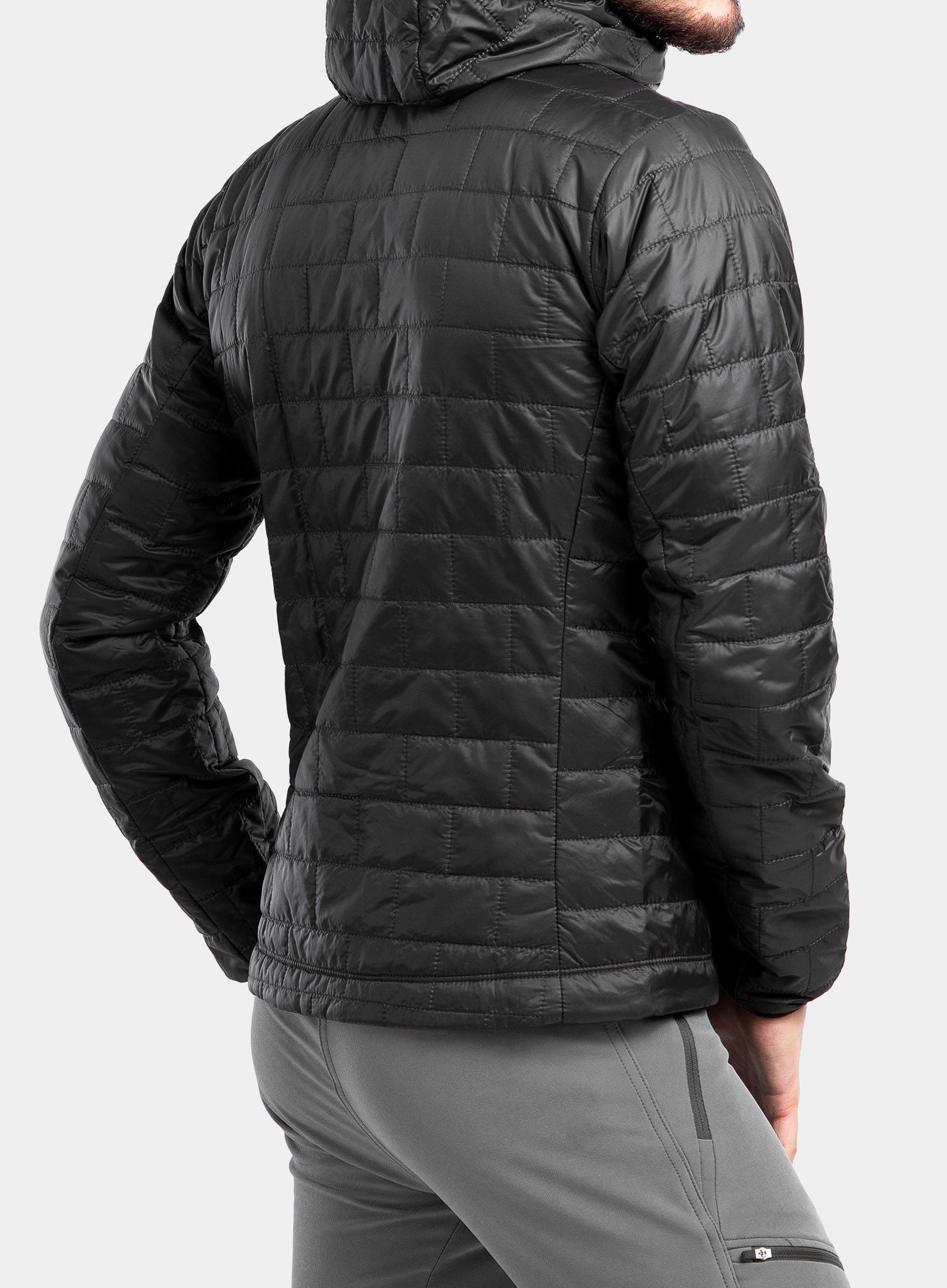 Moška jakna Patagonia Nano Puff Hoody - black
