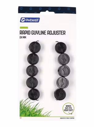 Napenjalniki Outwell Rapid Guyline Adjuster 24 mm - black