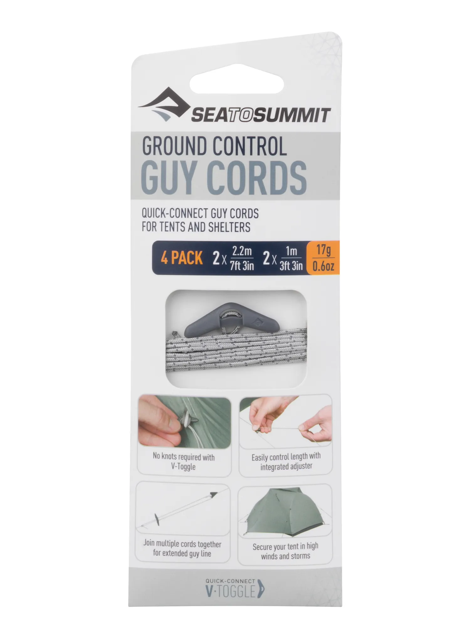 Napenjalniki Sea to Summit Ground Control Guy Cords - dark grey