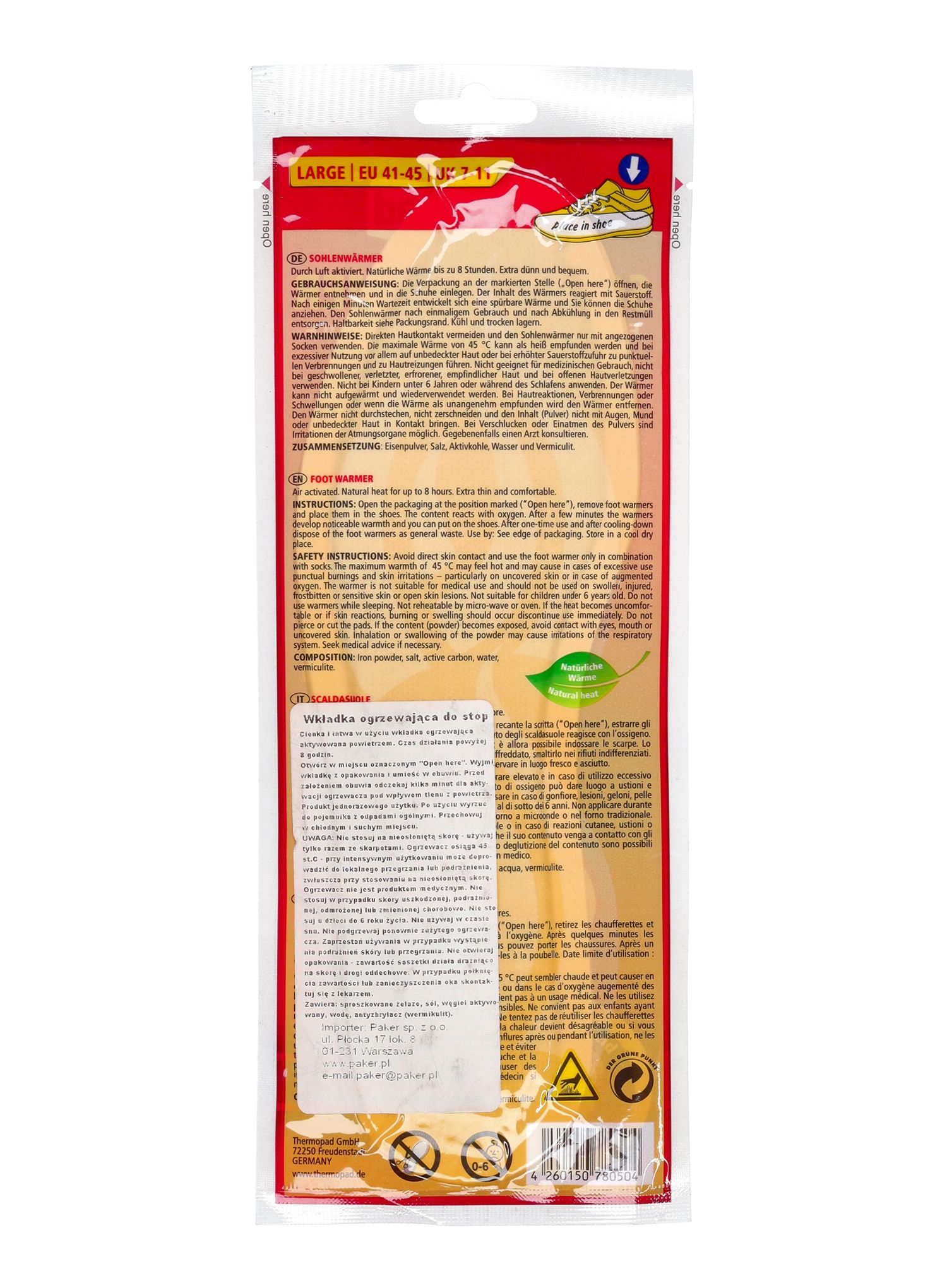 Grelna blazinica Thermopad Foot Warmer