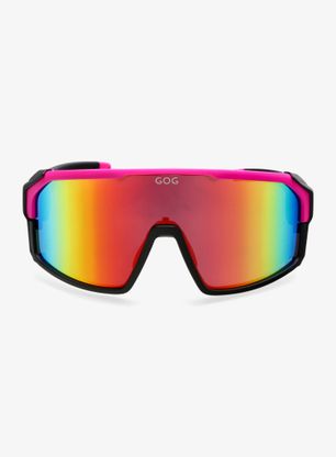 Polarizacijska očala GOG Annapurna - red/matt neon pink/black