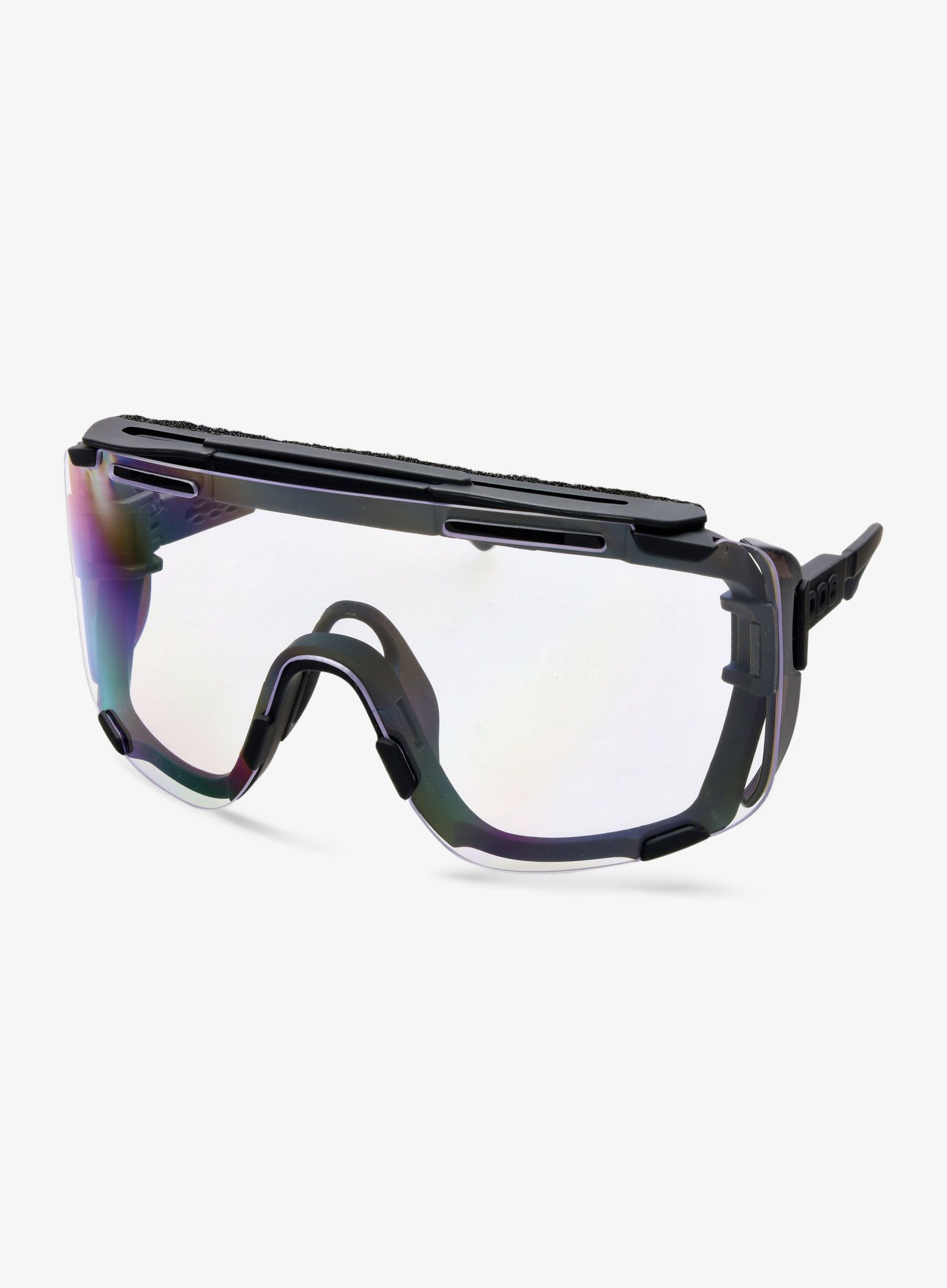 Kolesarska očala POC Devour Glacial - black/clarity universal/grey