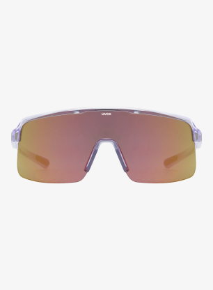 Kolesarska očala Uvex Dyrt - clear purple/mir.red