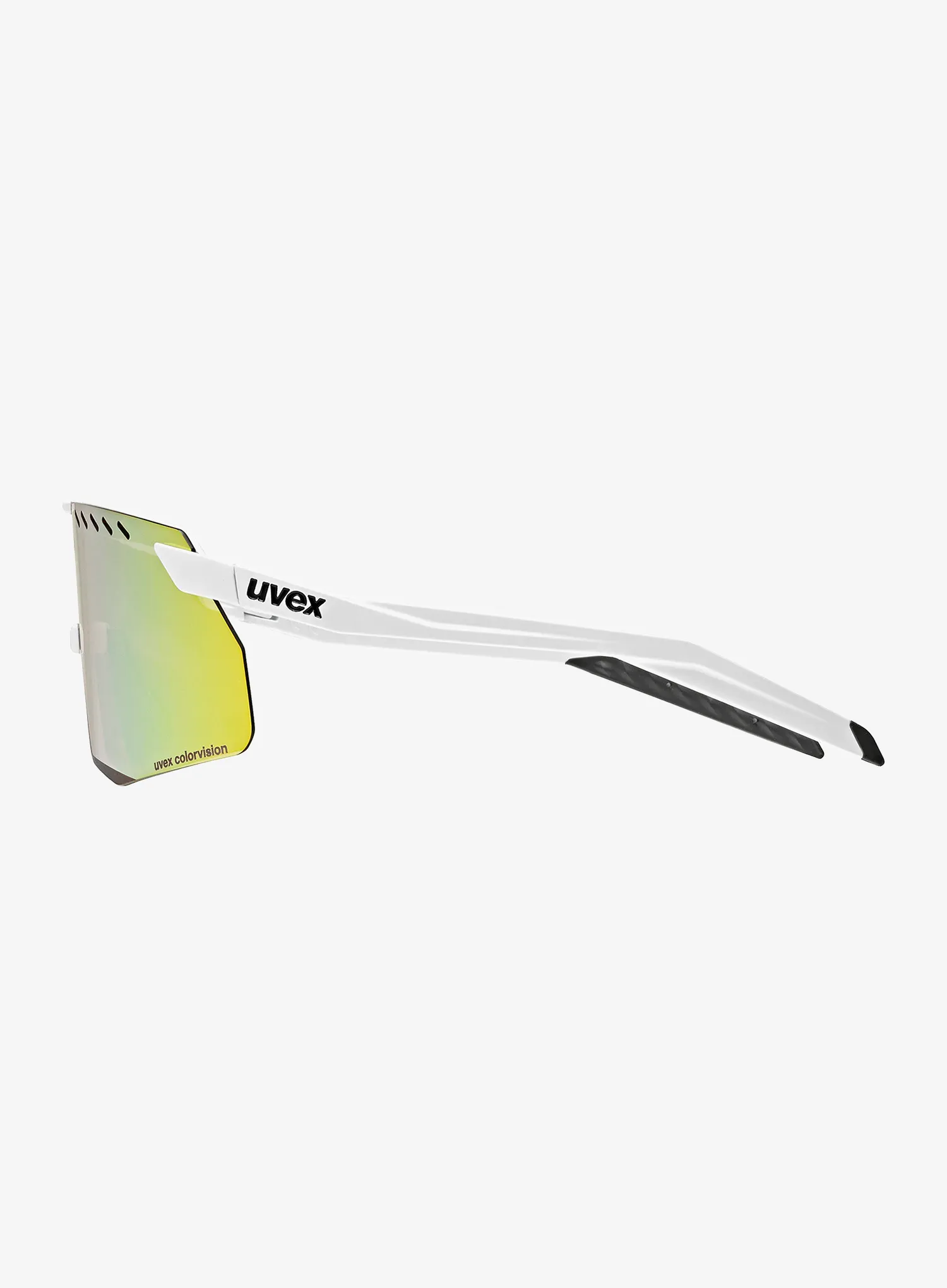 Kolesarska očala Uvex Pace Stage S CV - white matt/mirror yellow