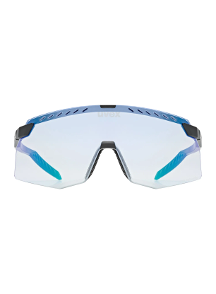 Kolesarska očala Uvex Pace Stage V - black matt/mirror blue