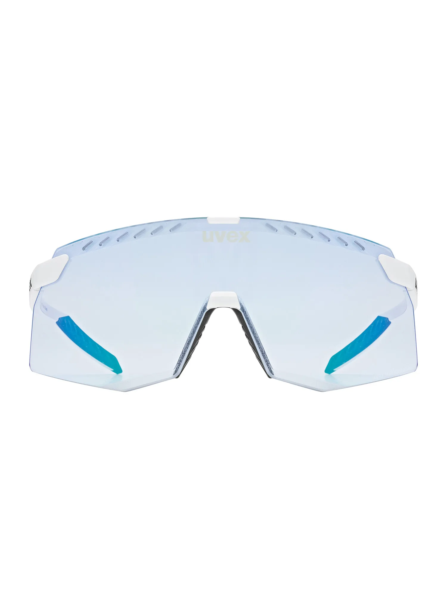 Kolesarska očala Uvex Pace Stage V - white matt/mirror blue