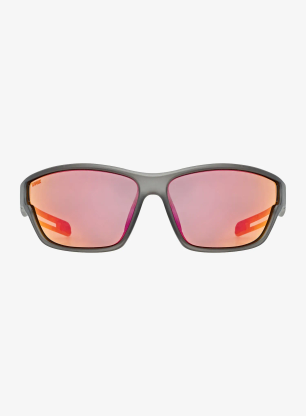 Kolesarska očala Uvex Sportstyle 806 - smoke matt/mirror red